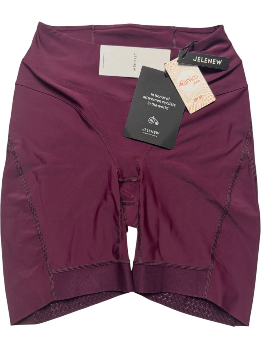 JeLeNew 🔥 Somatique 🔥 High Rise 6" Cycling Shorts Burgundy Size Large NWT‼️
